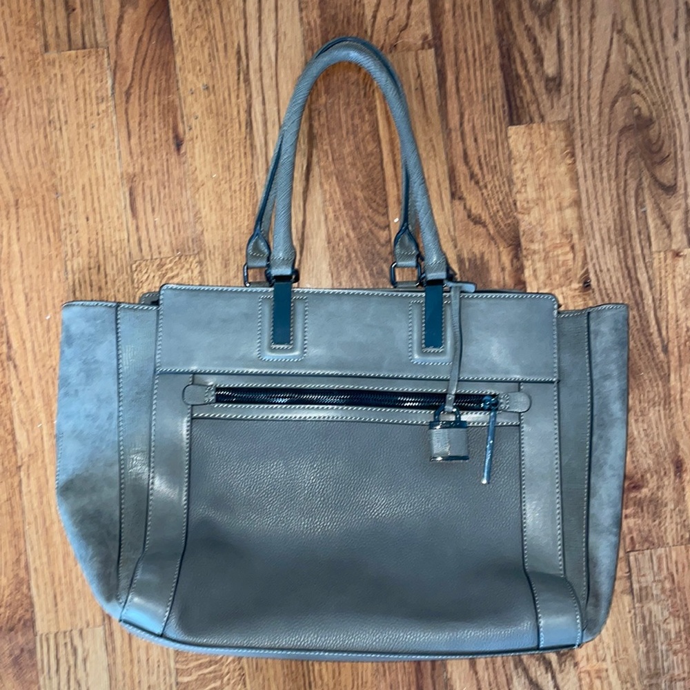 Gray Tote Bag